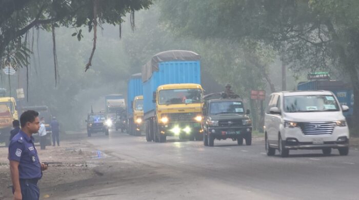 কড়া নিরাপত্তায় রূপপুরে পৌঁছাল ইউরেনিয়ামের চতুর্থ চালান