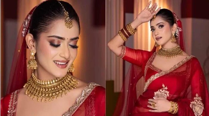বধূ সাজে তানজিন তিশা, শাকিব খান লিখলেন, ‘তুমি আমার ক্রাশ’